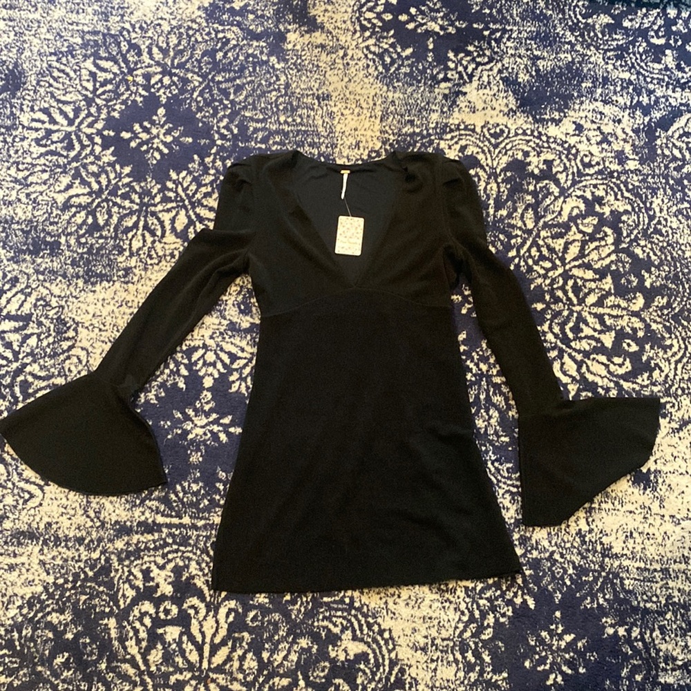 Free People Flare Sleeve mini dress